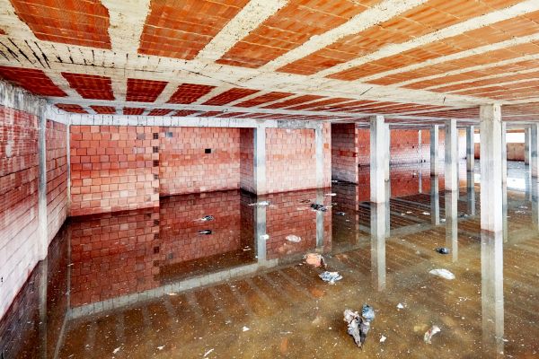 Basement Flood Remediation in Novato
